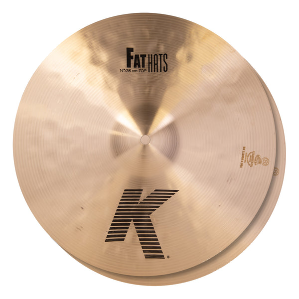 Zildjian K Fat Hat HiHat Cymbals 14 inch | Pair - K1433          