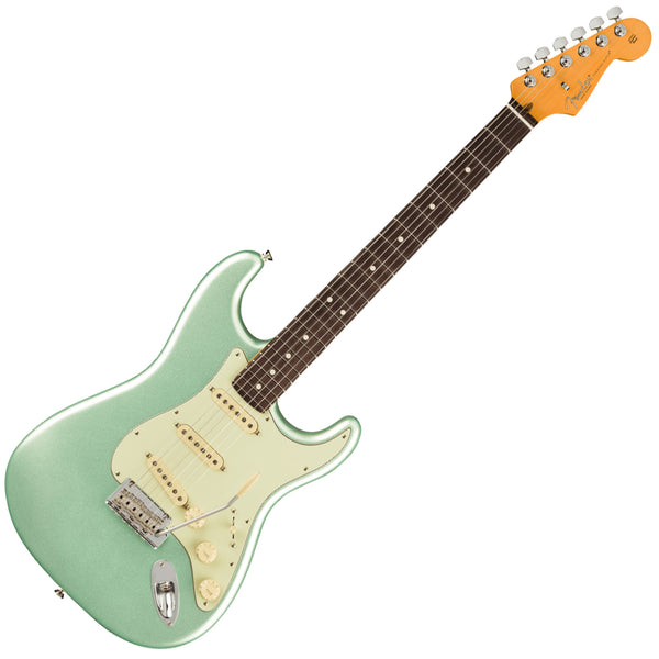 Fender American Professional II Stratocaster Electric Guitar Rosewood in Mystic Surf Green w/Case - 0113900718