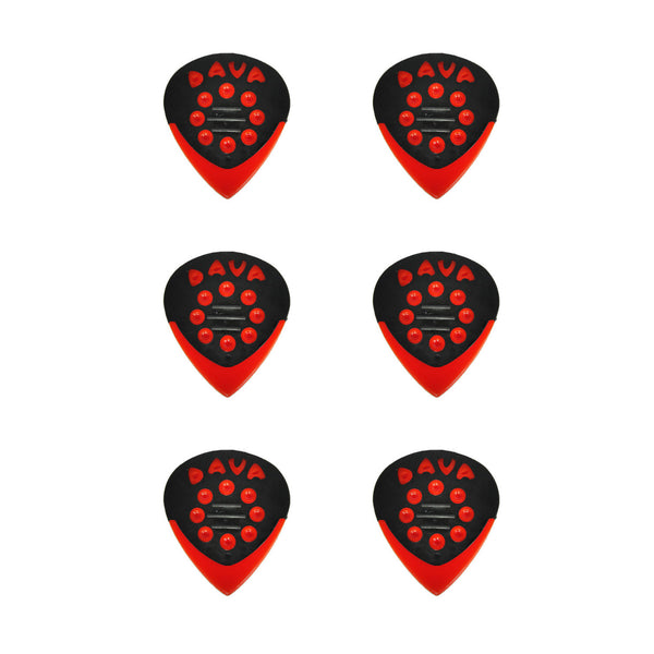 Dava Jazz Grips Delrin Pick- 6 Pack - D9024