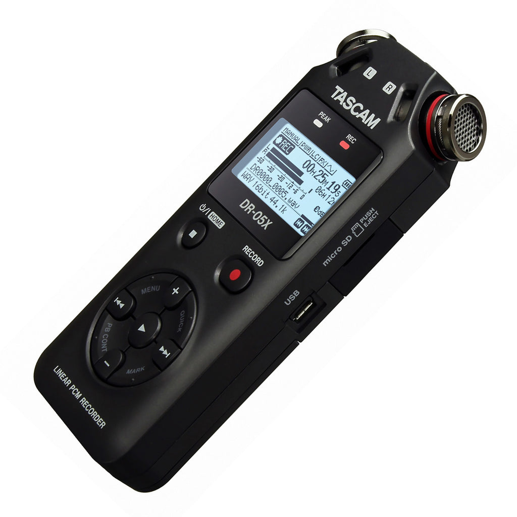 Tascam DR05X Portable Stereo Digital Hand Held Recorder
