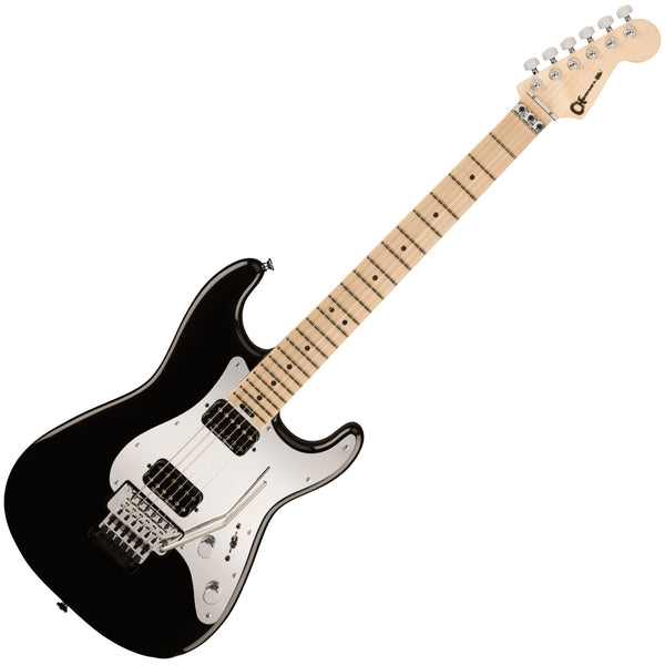 Charvel Pro Mod SC1 HH Floyd Electric Guitar in Gloss Black Mirror Pickguard 2966031503