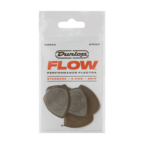 Dunlop Flow Standard Pick 2.0mm 6 Pack - 549P200