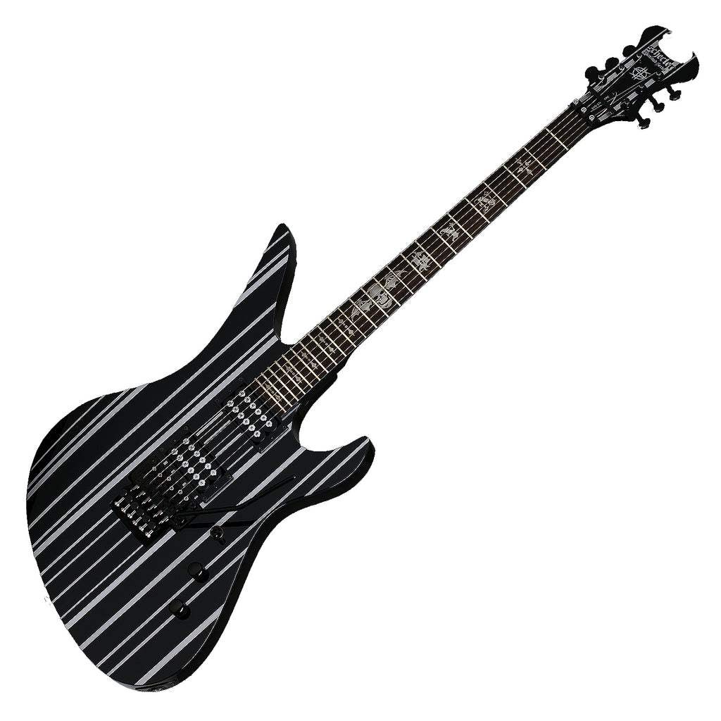 Schecter Synyster Standard Electric Guitar Gloss Black / Silver Pinstripes - 1739SHC