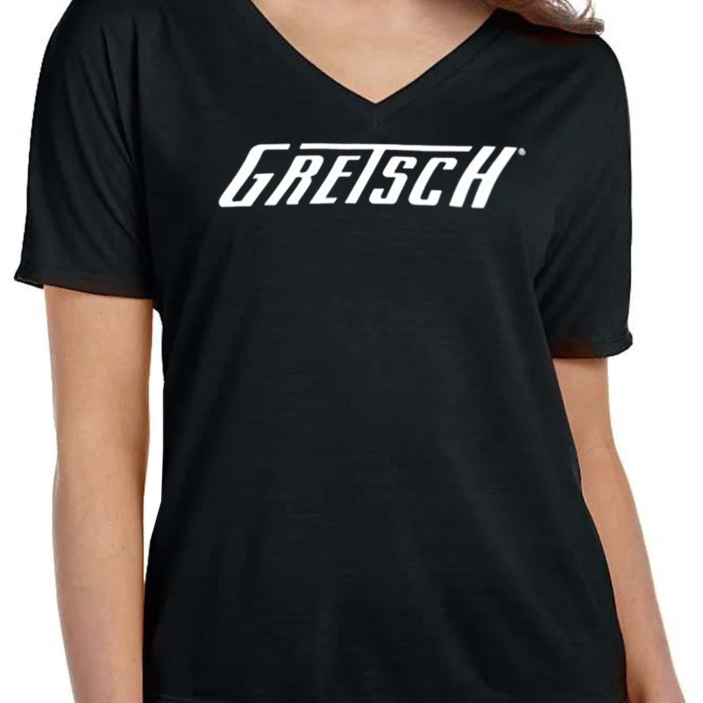 Gretsch Logo Ladies T-Shirt Black S - 9228005406