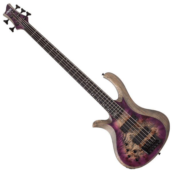 Schecter Riot-5 String Electric Bass Left Handed Aurora Burst - 1455SHC