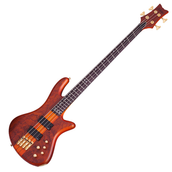 Schecter Stiletto Studio-4 Electric Bass FF Honey Satin - 2793SHC