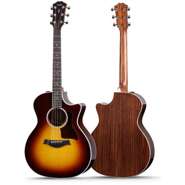 Taylor 414CE Grand Auditorium Acoustic Electric Rosewood Back Spruce Top in Tobacco Sunburst - 414CETS