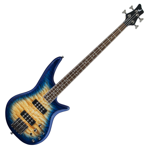 Jackson JS3Q Spectra IV Electric Bass in Amber Blue Burst - 2919007558