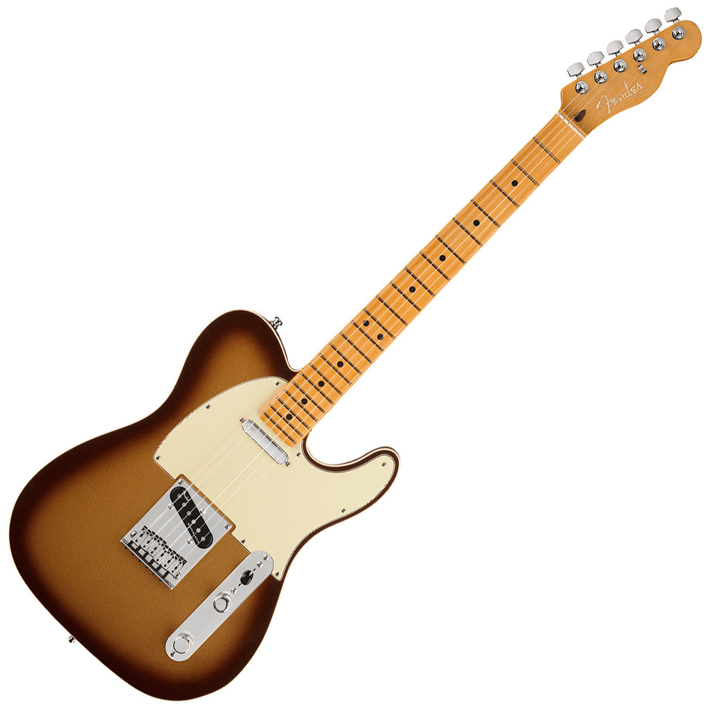 Fender American Ultra Telecaster Electric Guitar Maple in Mocha Burst w/Case - 0118032732
