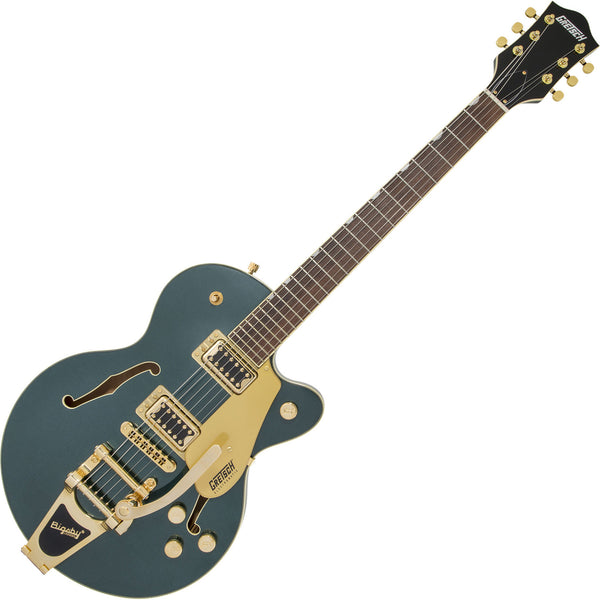 Gretsch G5655TG Electromatic Semi Hollow Jr Single Cut Bigsby Electric Guitar in Cadillac Green - 2509700546