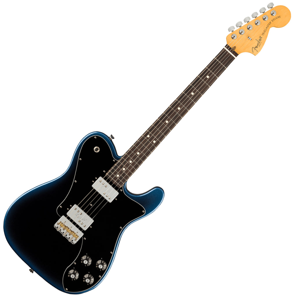 Fender American Professional II Telecaster Deluxe Electric Guitar Rosewood in Dark Night w/Case - 0113960761