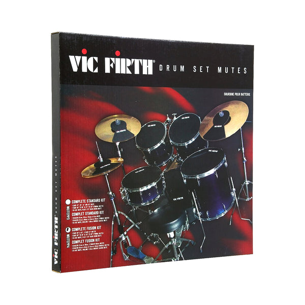 Vicfirth MUTEPP4 Drum Mute Pad Set 10 12 14 x 2 22 Hi Hat Cymbal x 2