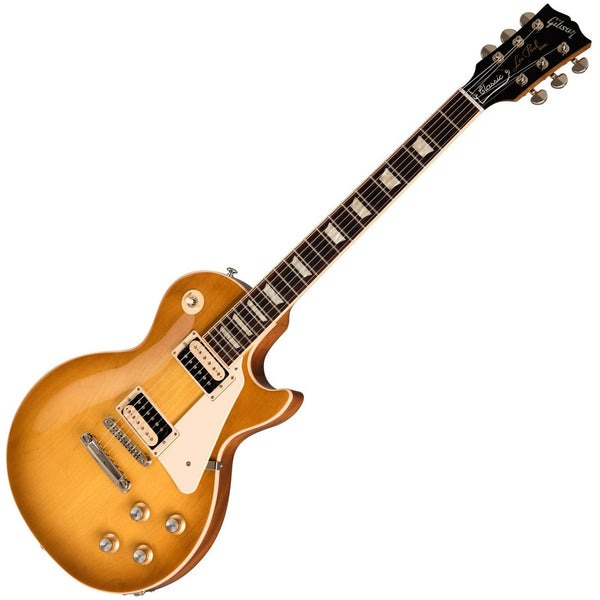 Gibson Les Paul Classic Electric Guitar in Honeyburst w/Case-LPCS00HBNH