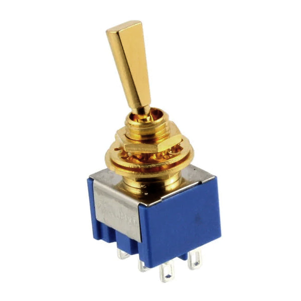 Allparts ON-OFF-ON MINI SWITCH in Gold - EP0082002