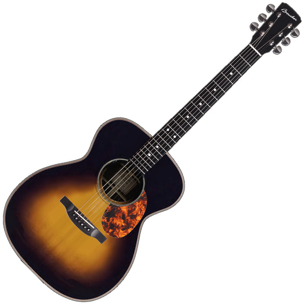 Boucher Studio Goose OM Acoustic Guitar Burst Pack Brazilian Mahogany Adirondack in Sunburst  with Case - SG41B