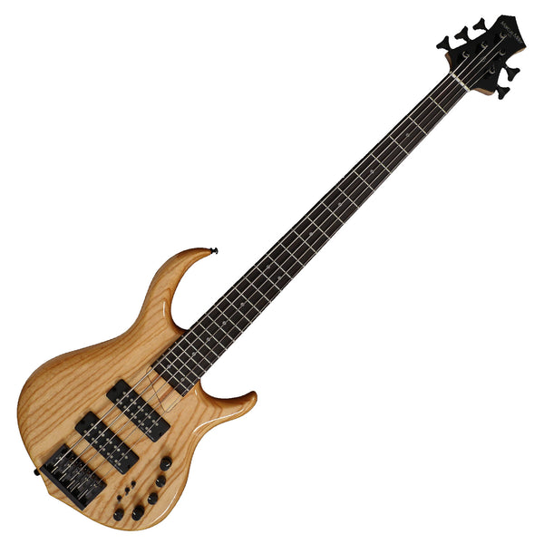 Sire M5 5 String Swamp Ash Body Ebony Fingerboard Electric Bass in Natural - M5SWAMPASH5NT