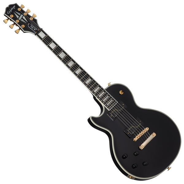 Epiphone Left Handed Matt Heafy Signature Model Les Paul Electric Guitar in Ebony - EILPCMKHEBGHLH