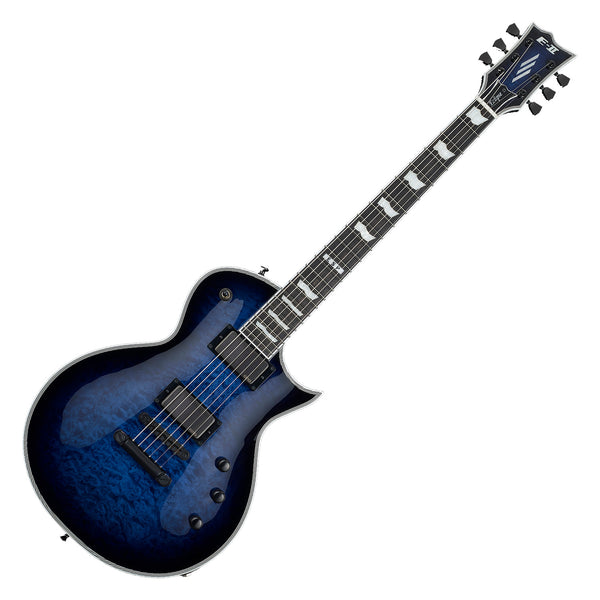 ESP E-II Eclipse Electric Guitar in Reindeer Blue - EIIECQMRDB