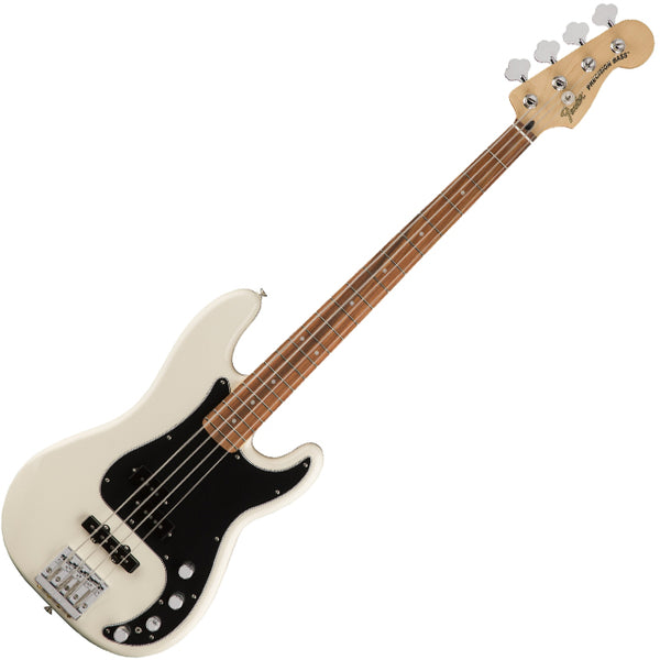 Fender Deluxe Active P Electric Bass Special Pau Ferro in Olympic White - 0143413305