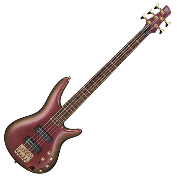 Ibanez SR Standard 5 String Electric Bass in Rose Gold Chameleon - SR305EDXRGC