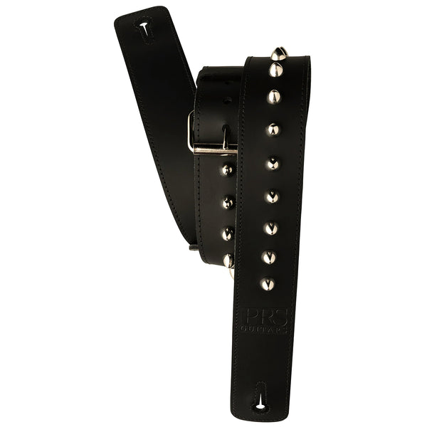 PRS 2 Inch Black Studded Leather Guitar Strap - 107825001