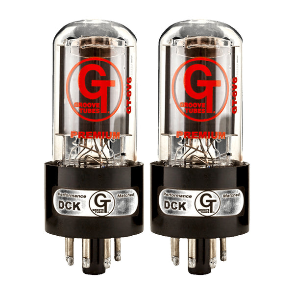 Groove Tubes GT-6V6-S DUETS Medium Power Tubes (Pair) - 5550113539