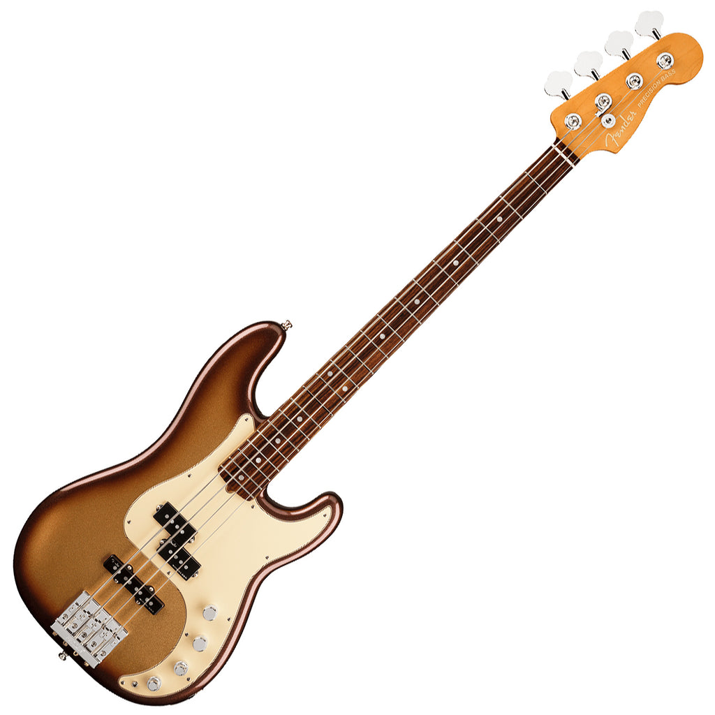 Fender American Ultra Precision Electric Bass Rosewood in Mocha Burst w/Case - 0199010732