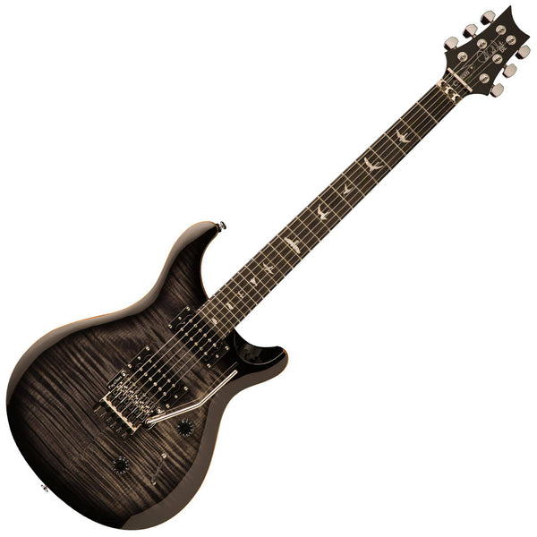 PRS SE Custom 24 Electric Guitar Floyd in Charcoal Burst - CU44FLECA