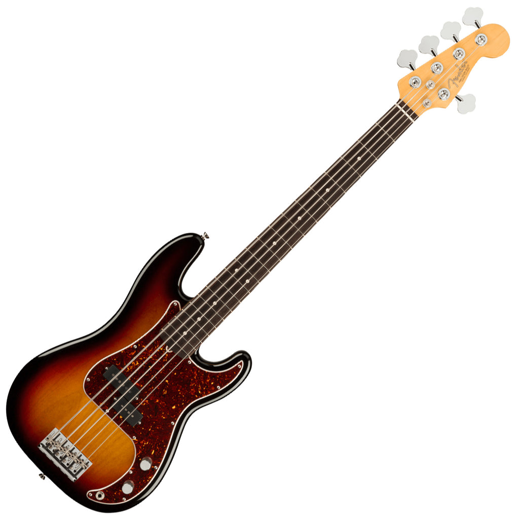 Fender American Professional II P Bass V 5 String Bass Guitar Rosewood 3-Tone Sunburst w/Case - 0193960700