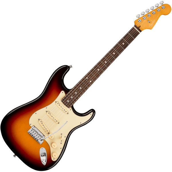 Fender American Ultra Stratocaster Electric Guitar Rosewood in Ultraburst w/Case - 0118010712
