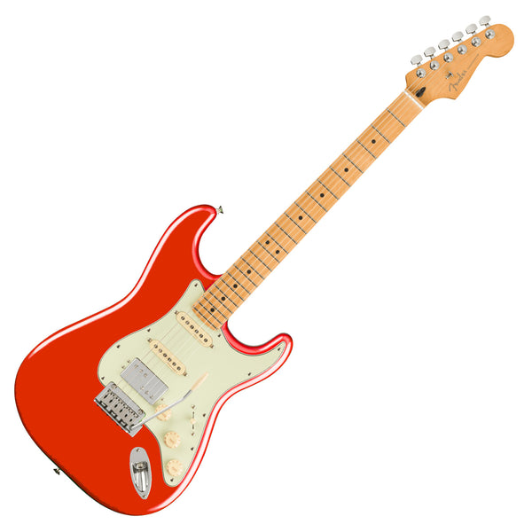 Fender Player Plus Stratocaster Electric Guitar HSS Maple Neck in Fiesta Red - 0147322340