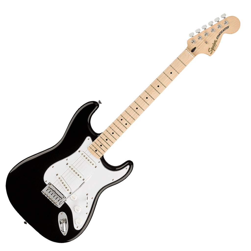 Squier Affinity Stratocaster Electric Guitar Maple in Black - 0378002506