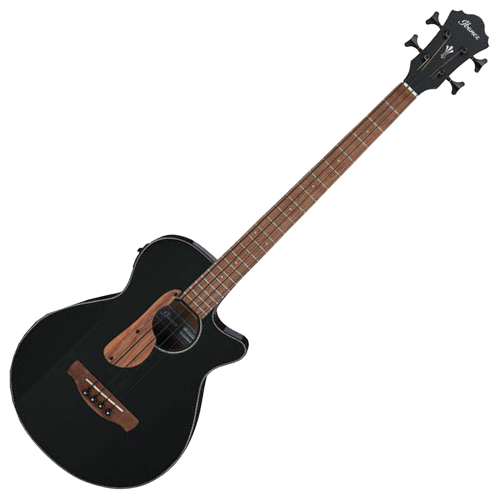 Ibanez AEG Acoustic Electric Bass Sapele in Black High Gloss - AEGB24EBKH