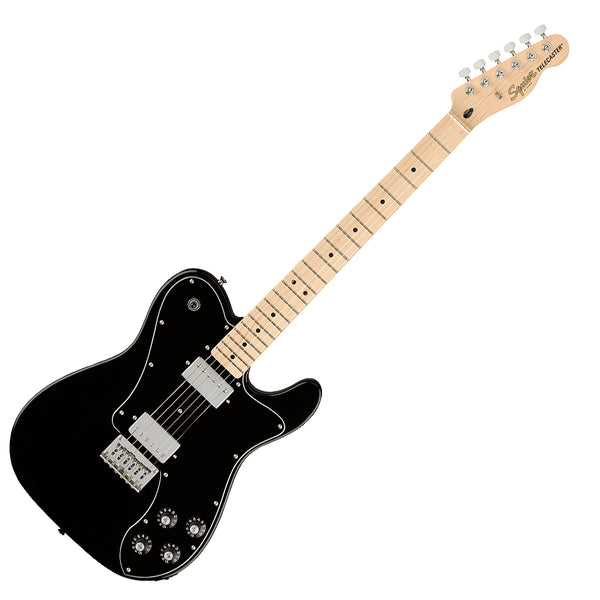 Squier Affinity Telecaster Deluxe Electric Guitar Maple in Black - 0378253506