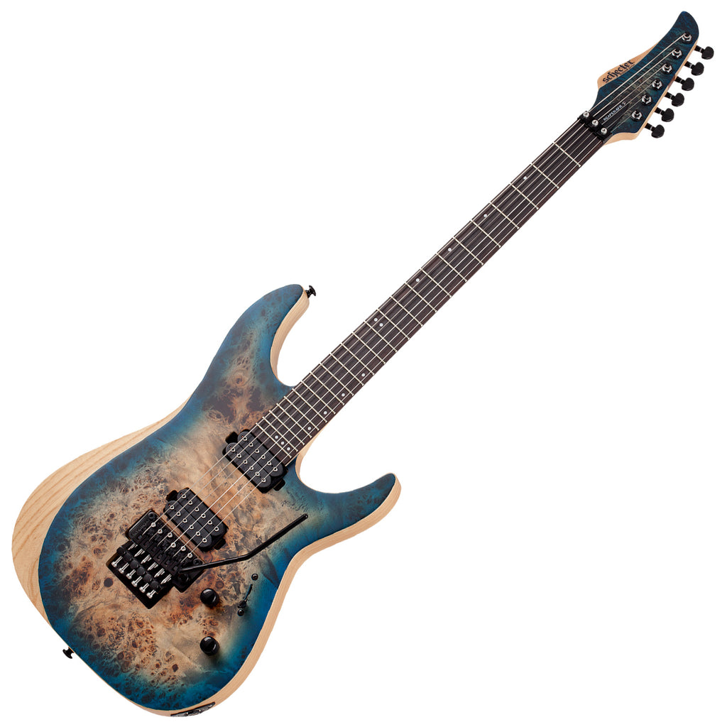 Schecter Reaper-6 Electric Guitar Floyd Rose Satin Sky Burst - 1504SHC