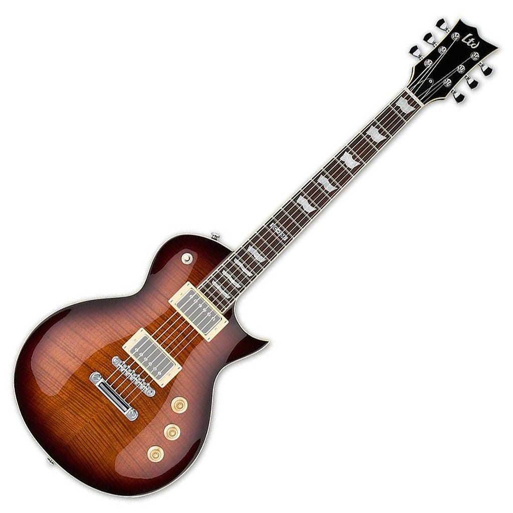 ESP LTD Electric Guitar in Dark Brown Sunburst - LEC256DBSB