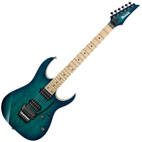 Ibanez RG Prestige Electric Guitar in Nebula Green Burst - RG652AHMNGB