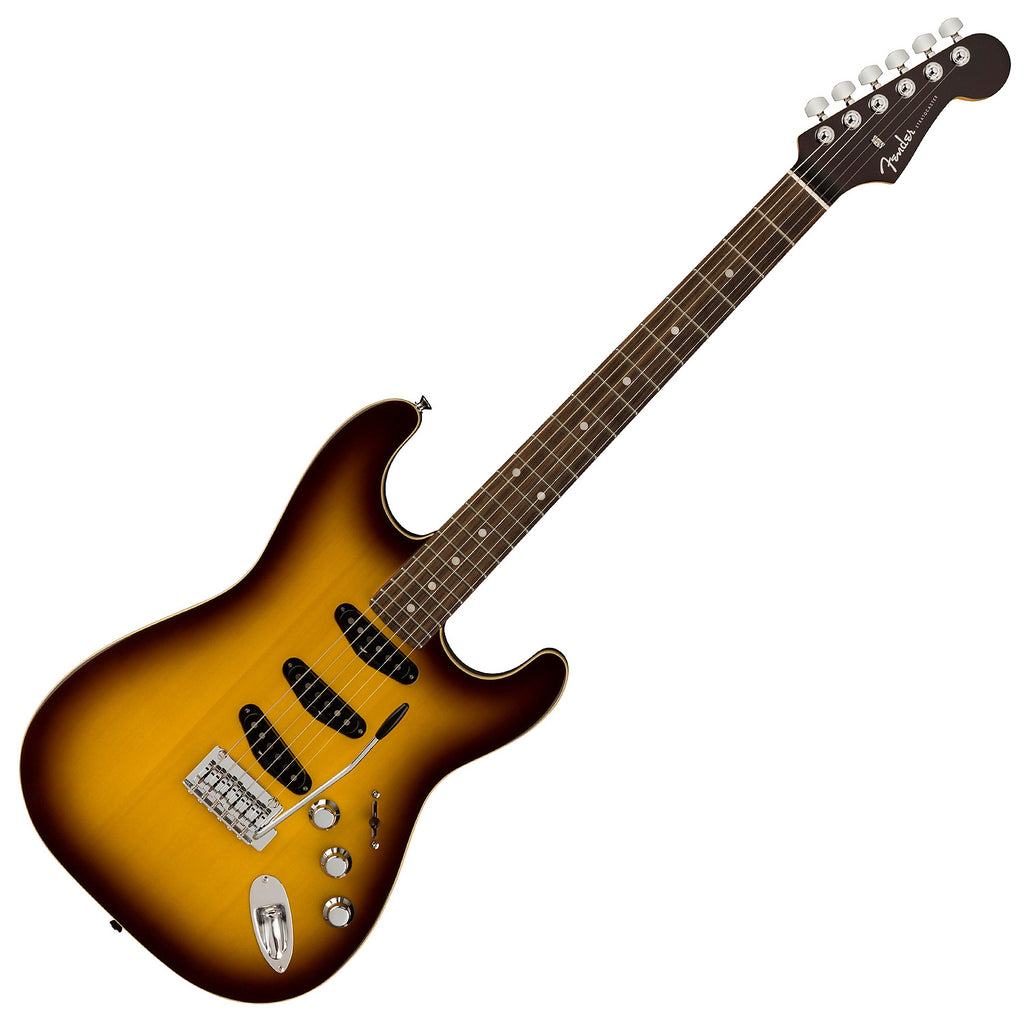 Fender Aerodyne Special Stratocaster Electric Guitar Rosewood in Chocolate Burst w/Deluxe Gig Bag - 0252000322