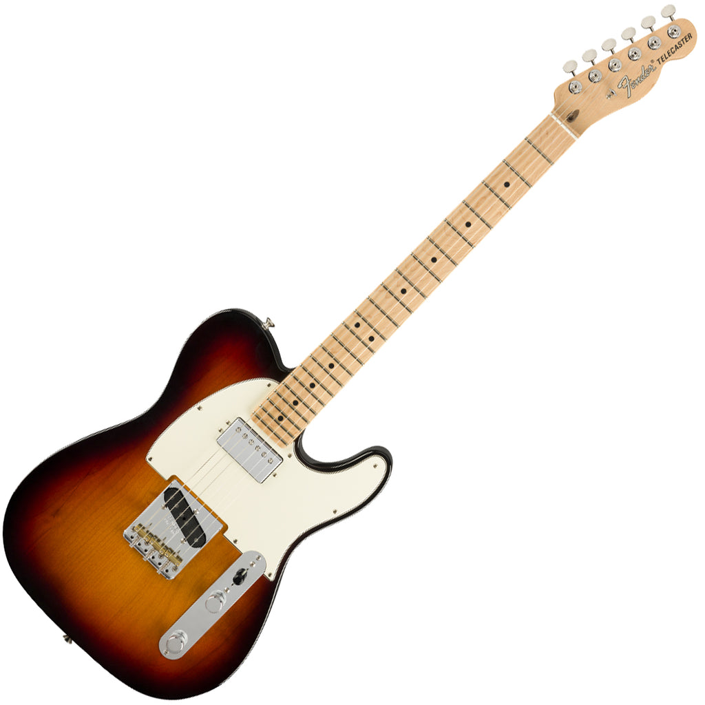 Fender American Performer Telecaster Electric Guitar Humbucker Maple in 3 Tone Sunburst - 0115122300