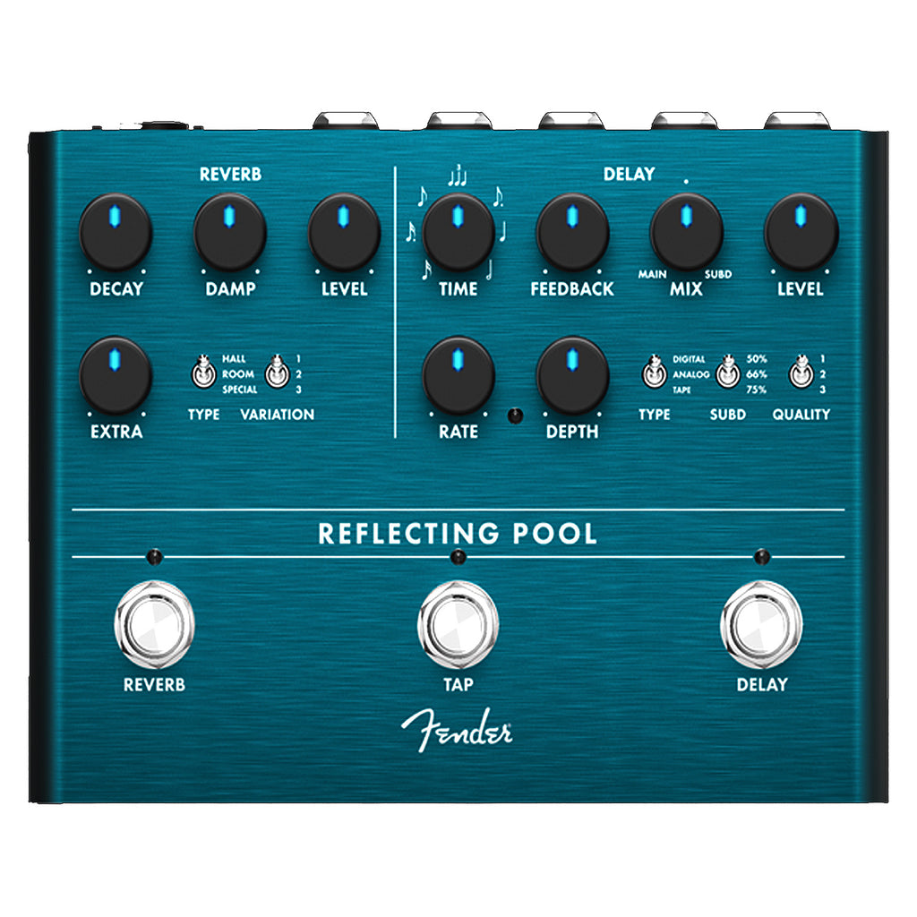 Fender Reflecting Pool Delay and Reverb Effects Pedal - 0234546000