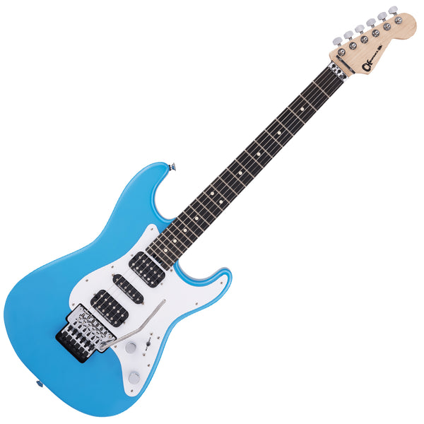 Charvel Pro Mod SO-CAL Style 3 Electric Guitar HSH Floyd Ebony in Robins Egg Blue - 2966834527