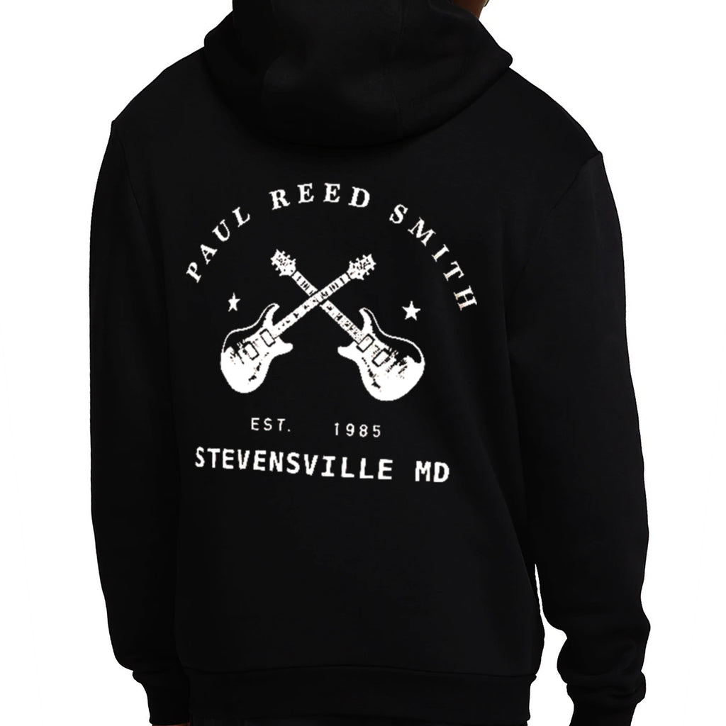 PRS Hoodie Full-Zip Stevensville MD Guitar in Black - Small - 102885002001