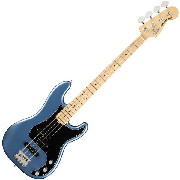 Fender American Performer Precision Electric Bass Maple in Satin Lake Placid Blue - 0198602302