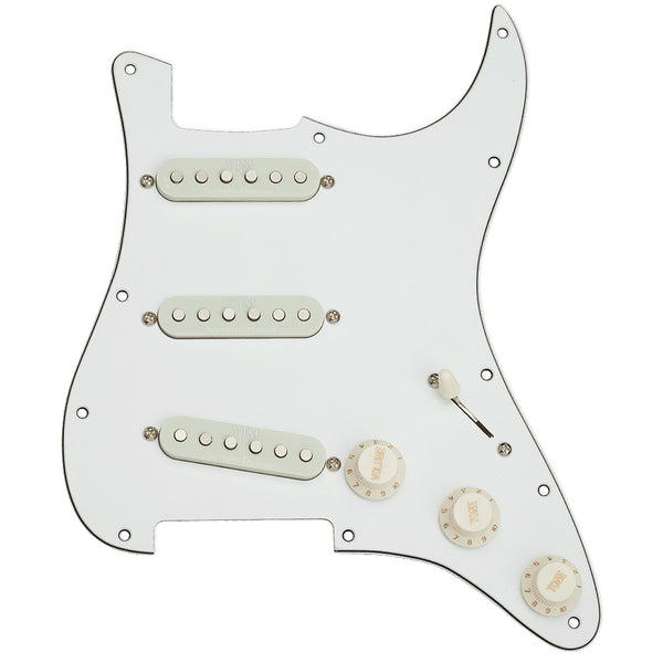 Seymour Duncan YJM Fury Signature Loaded Pickguard for Strat in Off White/White - 1120333OWPGD