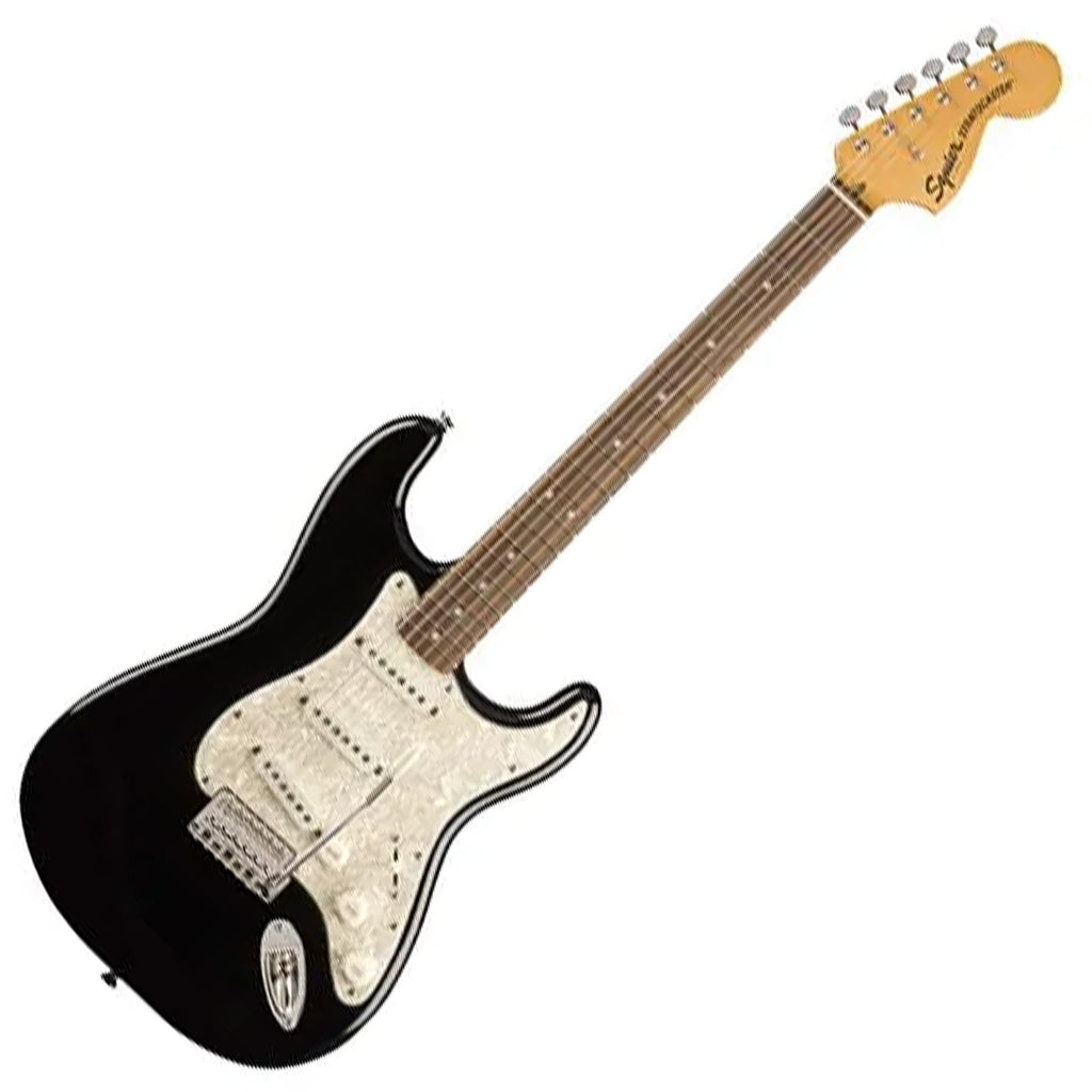 Squier Classic Vibe '70s Stratocaster Electric Guitar Laurel in Black - 0374020506