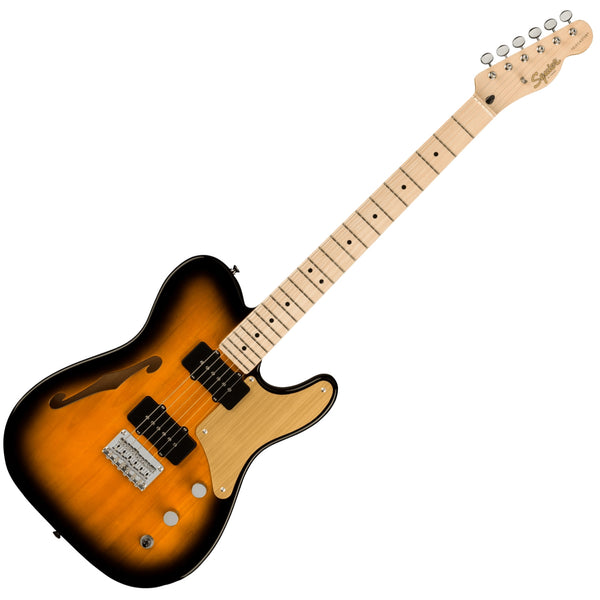 Squier Paranormal Cabronita Telecaster Thinline Electric Guitar in 2 Tone Sunburst - 0377020503