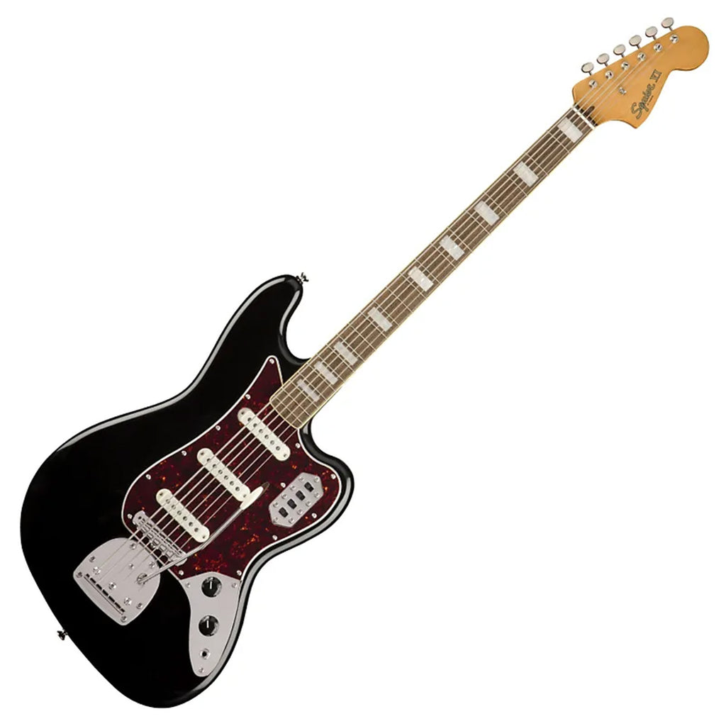 Squier Classic Vibe Bass VI 6 String Bass Guitar Laurel in Black - 0374580506