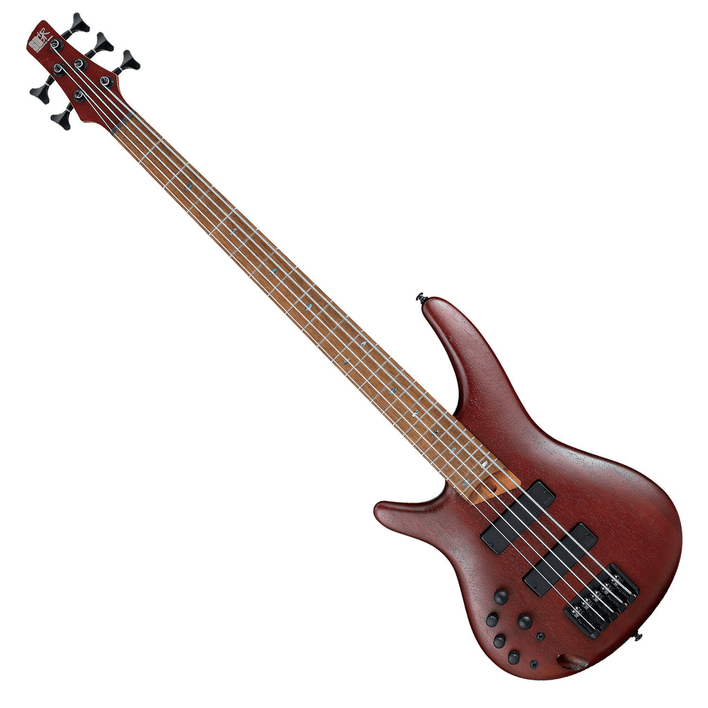 Ibanez SR Left Hand Standard 5 String Bass Guitar in Brown Mahogany - SR505ELBM