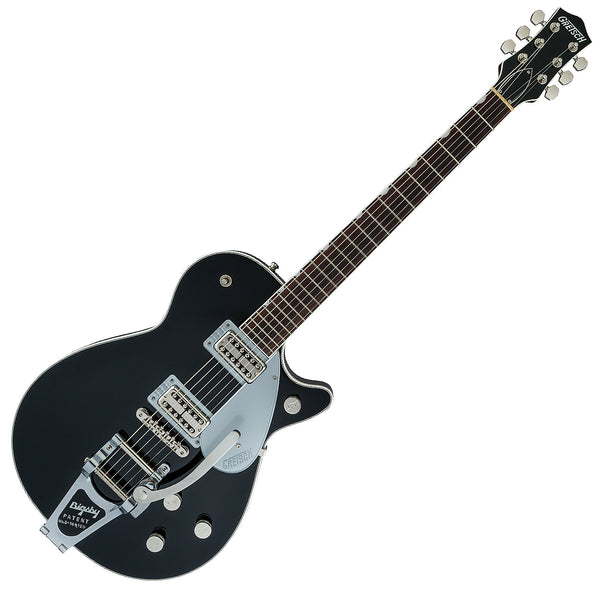 Gretsch G6229T Players Edition Jet FT Bigsby in Black Electric Guitar w/Case - 2402400806