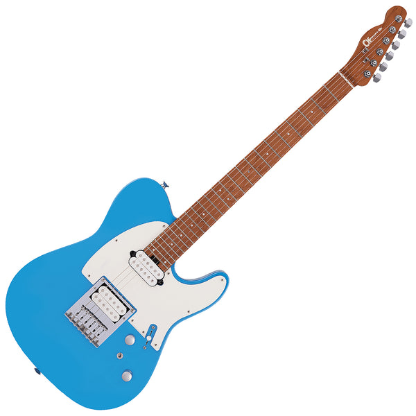 Charvel Pro Mod SO-CAL Style 2 Electric Guitar 24 HH Hard Tail Carmelized in Maple Robins Egg Blue - 2966561527